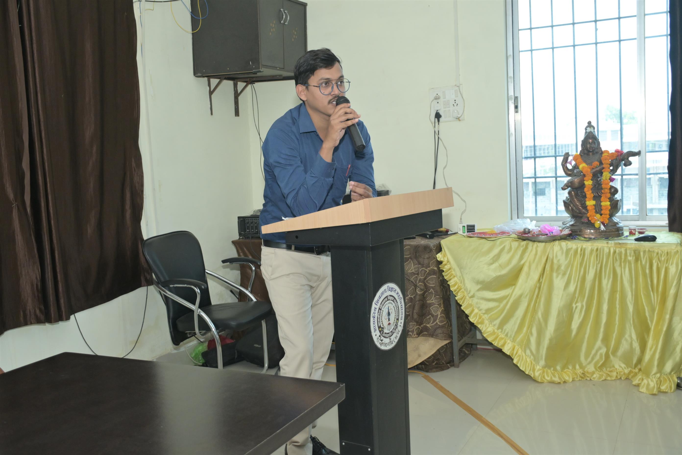 शासकीय शिवनाथ विज्ञान महाविद्यालय, राजनांदगांव में दीक्षारंभ समारोह का आयोजन